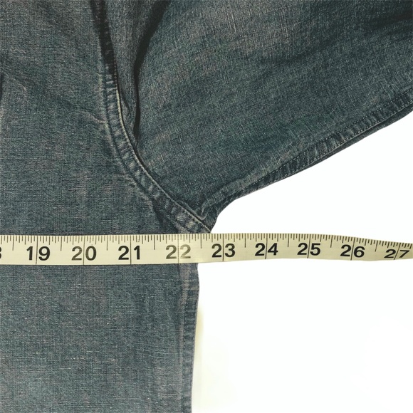 Ralph Lauren Double RRL Indigo Popover Workshirt M - Picture 8 of 13